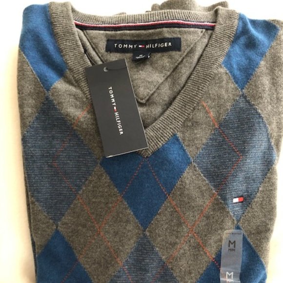 Tommy Hilfiger V-Neck Sweater (NWT) - Picture 1 of 5